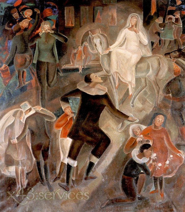Alice Bailly - Die seltsame Party dritte Version Hommage an Alain Fournie - The Strange Party 3rd version Hommage to Alain Four